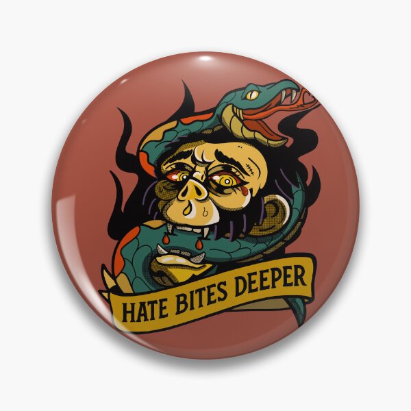 Artikelvorschau, Hass beißt tiefer – Auffällige Tattoo-Flash-Art | @torum.11 entworfen und verkauft von Torum.