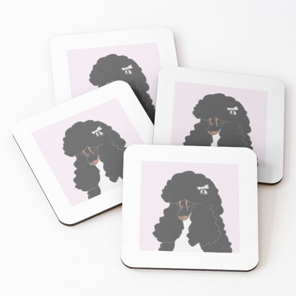 Item preview, Coquette Parti Phantom Poodle Continental Sticker designed and sold by PippyPoodles.