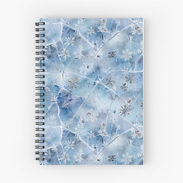 Item preview, Delicate Snowflakes on Cracked Glacial Ice in a Winter Abstract Design designed and sold by CoolPixels.