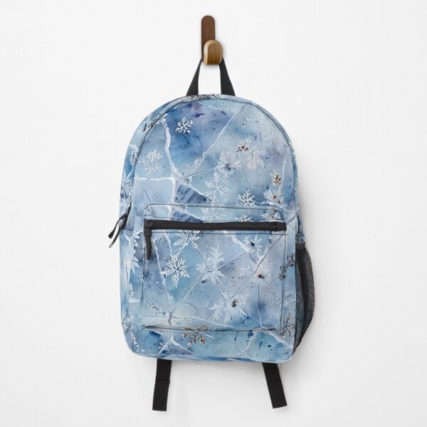 Item preview, Delicate Snowflakes on Cracked Glacial Ice in a Winter Abstract Design designed and sold by CoolPixels.