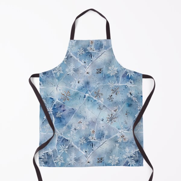 Item preview, Delicate Snowflakes on Cracked Glacial Ice in a Winter Abstract Design designed and sold by CoolPixels.