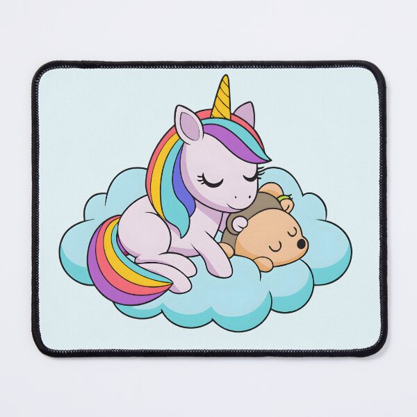 Item preview, Cute Sleeping Unicorn Holding Teddy Bear designed and sold by EpicPuzzles.