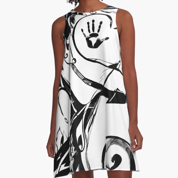 Fire A-Line Dress