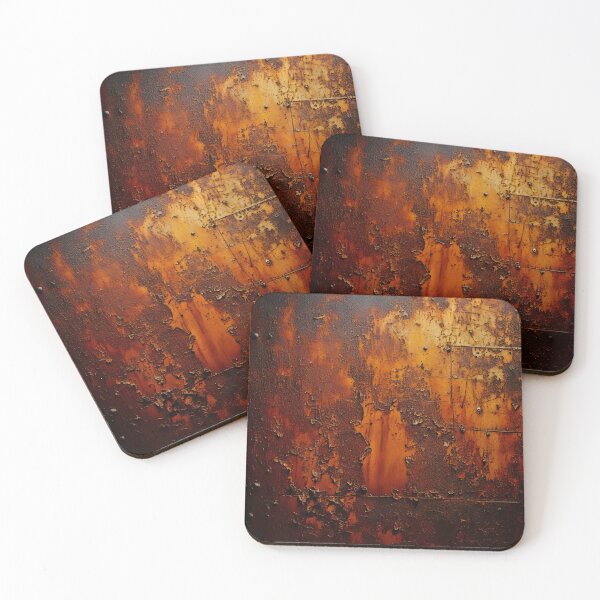 Item preview, Rusty dystopian texture - Wasteland - Warm Rust designed and sold by CattlettArt.