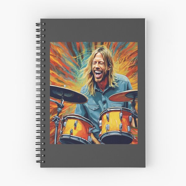 Item preview,  "Rhythmic Lightning: Taylor Hawkins' Dynamic Beat" designed and sold by Artisticanvas.