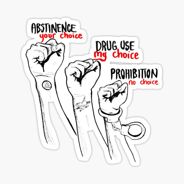 International Drug Users Day Sticker
