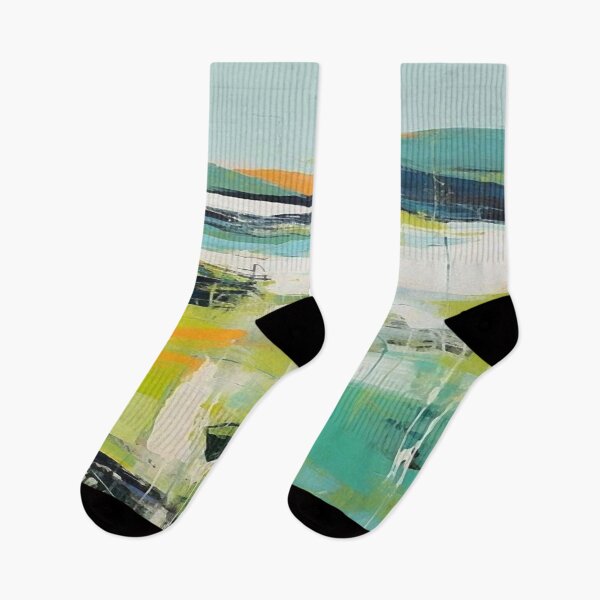 Item preview, Teal Landscape Abstract designed and sold by ViaARTfactory.