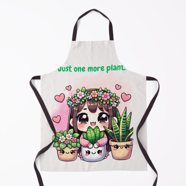 Item preview, "Just one more plant - Adorable design for kawaii plant lovers" designed and sold by JenniferCreaArte .