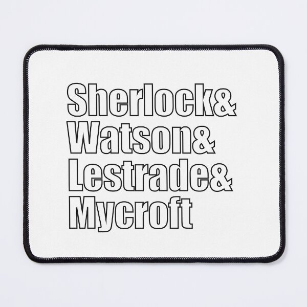 Item preview, Sherlock, Watson, Lestrade, & Mycroft designed and sold by QuillAndBrush.
