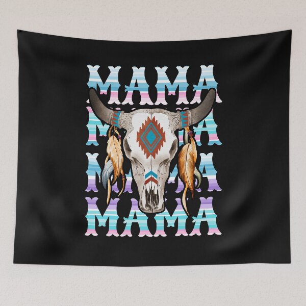 Item preview, Southwestern Decorated Skull Mama designed and sold by AlienOccupation.