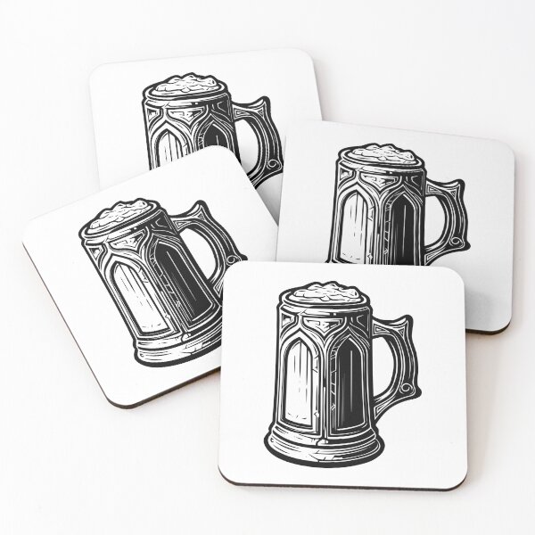 Item preview, Medieval Ale Tankards Rustic Old Beer Mug Stein Tavern designed and sold by inkoutninja.