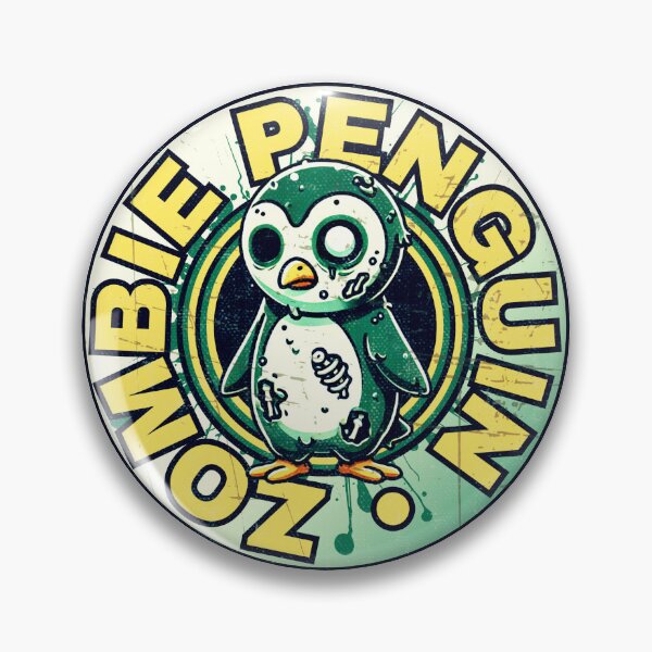Item preview, Retro Zombie Penguin designed and sold by pUNKnown.