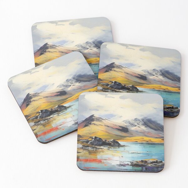 Item preview, Gold Hills by the Water designed and sold by ViaARTfactory.