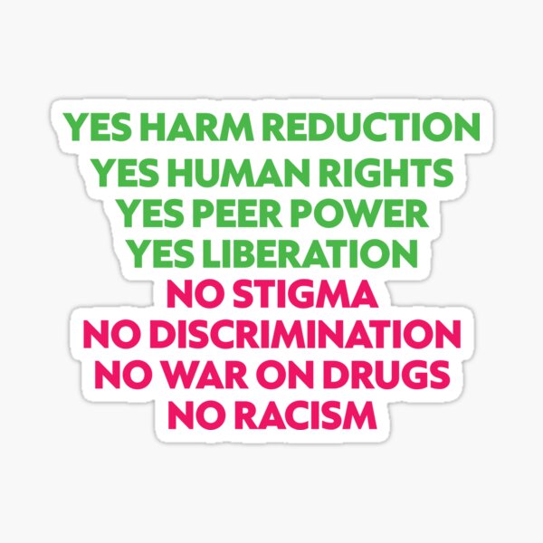 Yes HR No Stigma Sticker