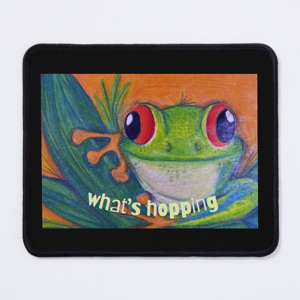 Item preview, The Red Eyed Tree Frog popped, "What's Hopping?" designed and sold by MyBottomShelf.