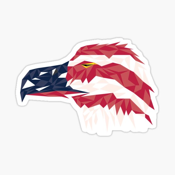 Item preview, American Flag Geometric Eagle designed and sold by Coops-Designs.
