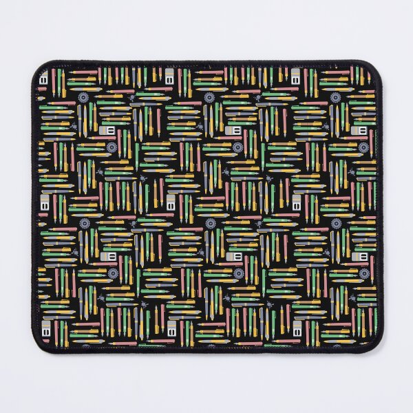 Item preview, Colorful Notary Pens and Stamps Pattern – Seamless Stationery Design for Notary Pros designed and sold by NotaryLife.