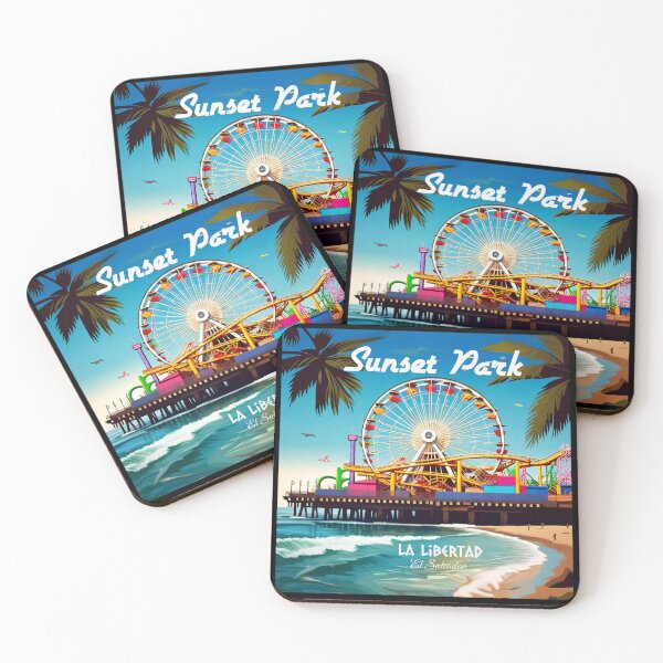Item preview, Travel Vintage Sunset Park La Libertad El Salvador  designed and sold by kestrada2906.