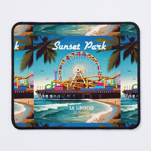 Item preview, Travel Vintage Sunset Park La Libertad El Salvador  designed and sold by kestrada2906.