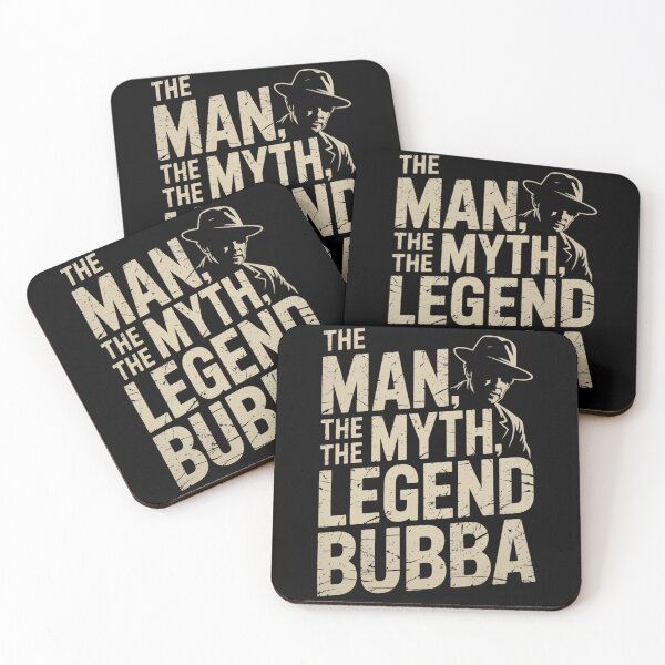 Item preview, The Man, The Myth, The Legend Bubba: Iconic Tribute Design designed and sold by Snap Sell Studio HQ.
