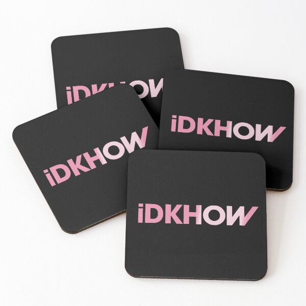 Item preview, Idkhow pink fade logo design designed and sold by KokoroArts.