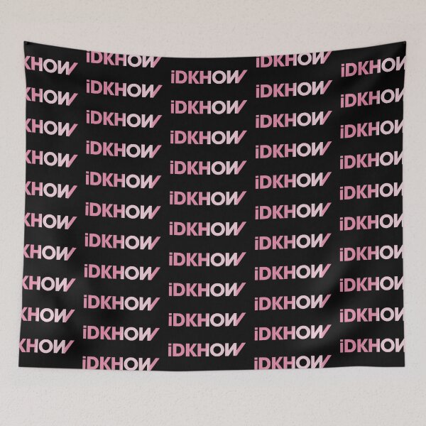 Item preview, Idkhow pink fade logo design designed and sold by KokoroArts.