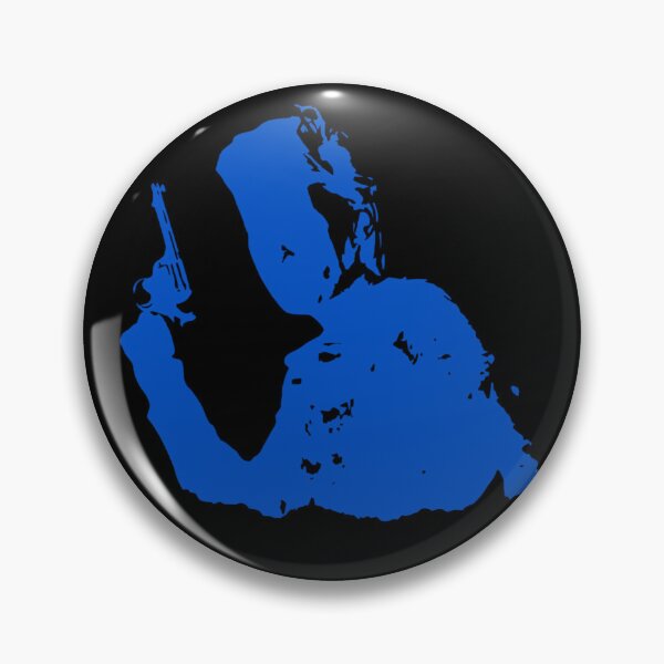 Item preview, Blue Billy the Kid Silhouette  designed and sold by UNK-Fatigues.