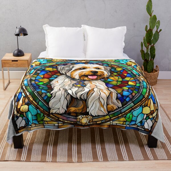 Item preview, Stained Glass Yorkipoo designed and sold by Fredster1966.