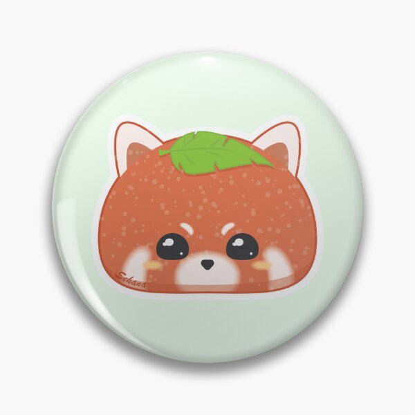 Item preview, Blood Orange Red Panda Mochi designed and sold by sehana.