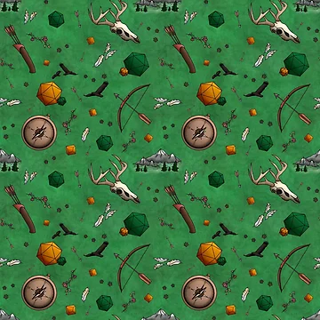 Artwork thumbnail, D&D Ranger Class Pattern by DBMoonshine