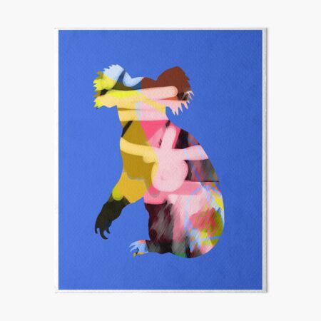 Koala Blue Art Board Print