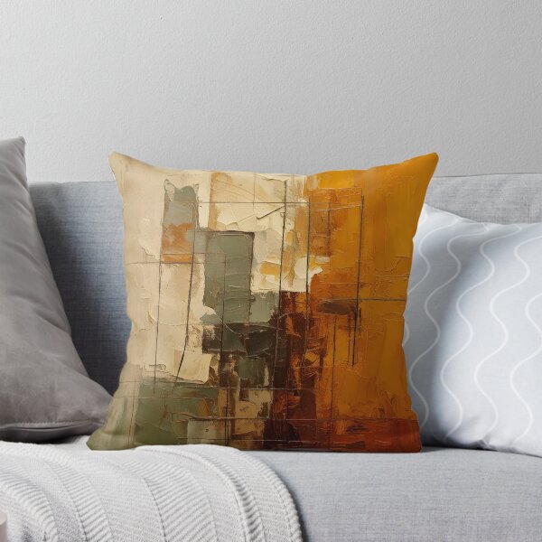 Item preview, Modern Abstract Art - Contemporary Painting - Earth Tones - Thick Paint Brushstrokes - Mid Century Modern designed and sold by CattlettArt.