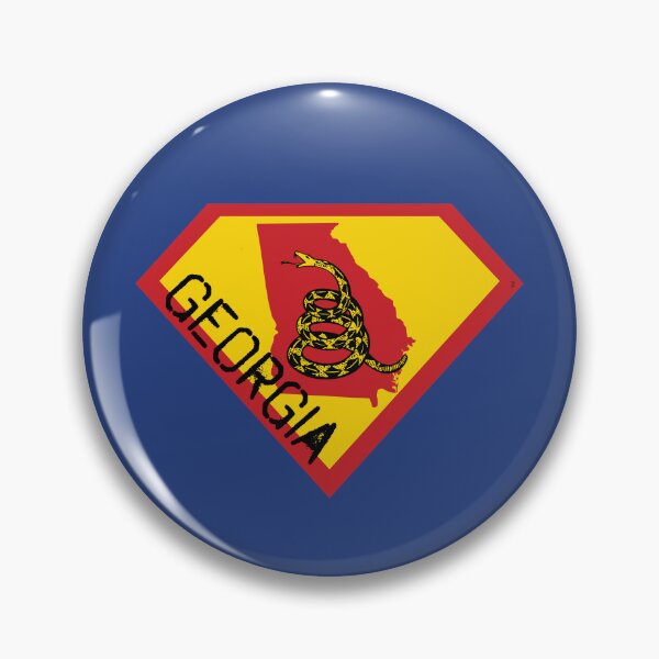 Artikelvorschau, GEORGIAN SHIELD - Freiheit ist die Supermacht - Gadsden Snake Flag - Don't Tread On Me SUPERHERO GEORGIA Rechtschreibdesign entworfen und verkauft von pelagio.