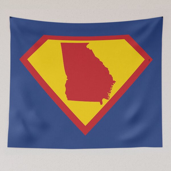 Item preview, GEORGIAN  SHIELD - Freedom Is The Superpower -   SUPERHERO GEORGIA design designed and sold by pelagio.