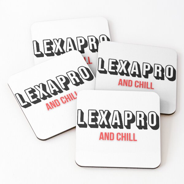 Item preview, Lexapro and Chill Mental Health Shirt designed and sold by MonsterGamerDash.