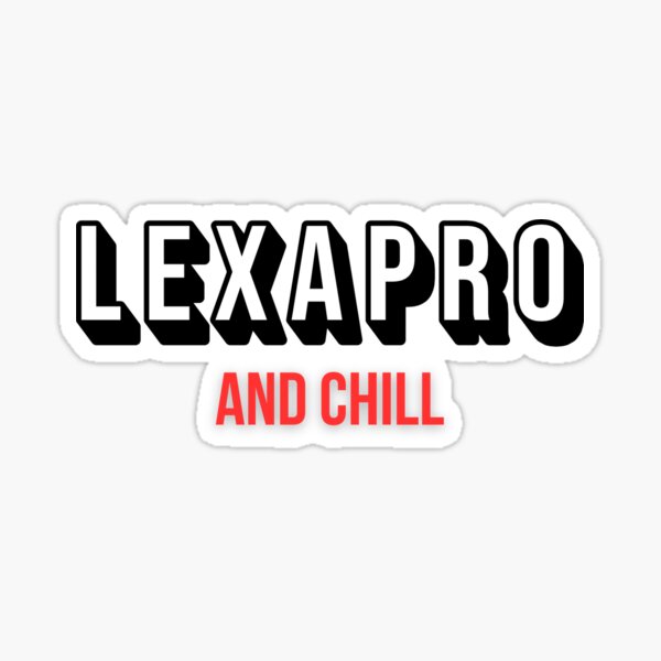Item preview, Lexapro and Chill Mental Health Shirt designed and sold by doggdad.
