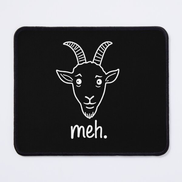 Item preview, Minimalist Meh Goat – Funny Indifferent Animal Design designed and sold by haitrieuic96.