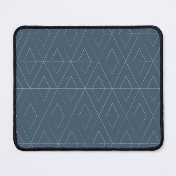 Item preview, triangle pattern in blue designed and sold by A. Koh.
