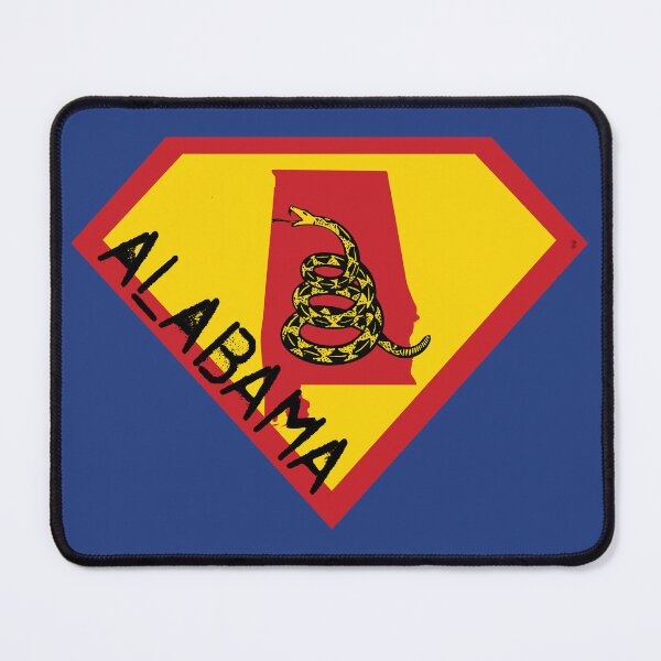 Item preview, ALABAMAN ALABAMIAN SHIELD - Freedom Is The Superpower - Gadsden Snake Flag - Dont Tread On Me SUPERHERO ALABAMA spellout design designed and sold by pelagio.