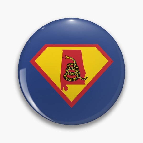 Item preview, ALABAMAN  ALABAMIAN  SHIELD - Freedom Is The Superpower -  Gadsden Snake Flag - Dont Tread On Me SUPERHERO ALABAMA design designed and sold by pelagio.