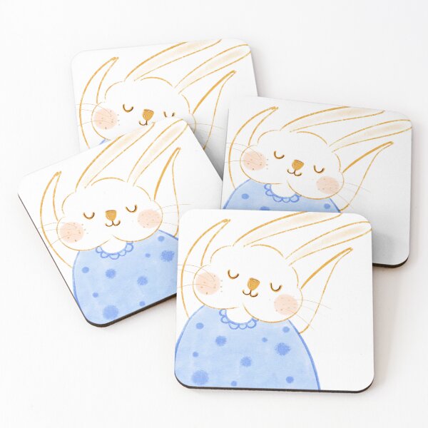 Item preview, Happy chill out rabbit, cute minimal cartoon,T-shirt designed and sold by Annyillustrate.