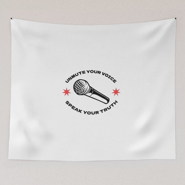 Item preview, Unmute Your Voice. Speak Your Truth. designed and sold by TShirtCrafters.