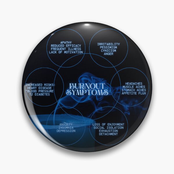 Item preview, Burnout Symptoms Infographic  designed and sold by Seamic-Views.