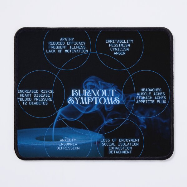 Item preview, Burnout Symptoms Infographic  designed and sold by Seamic-Views.