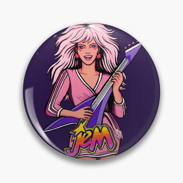Item preview, Jem – Truly Outrageous Pop Icon designed and sold by SoundStitch.