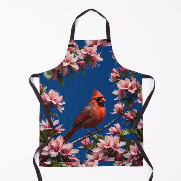 Item preview, Cute Cardinal Bird And Pink Flowers designed and sold by taiche.