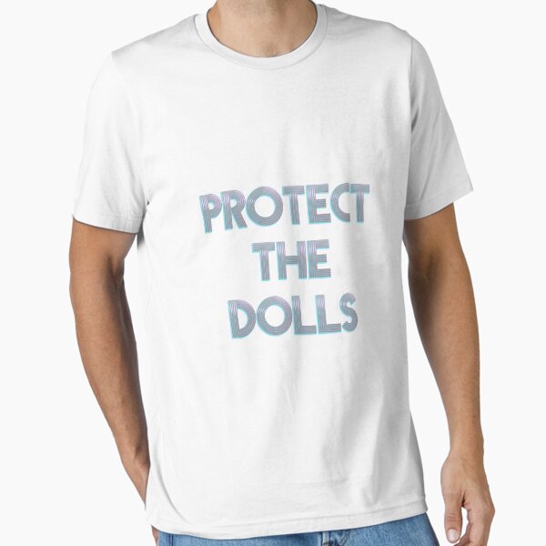 Artikel-Vorschau von „Protect the Dolls“ in einer weiteren lustigen Retro-Schriftart, designt und verkauft von ComradeShran.