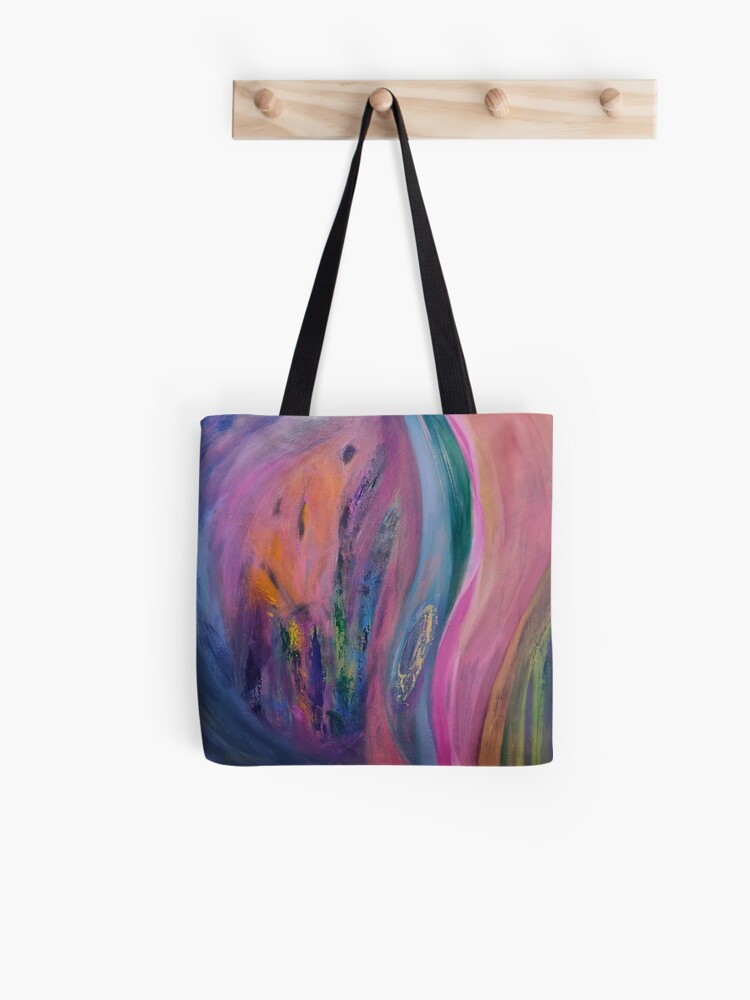 Thumbnail 1 of 2, Tote Bag, Ancestor's Portal acrylic painting designed and sold by DDHA.