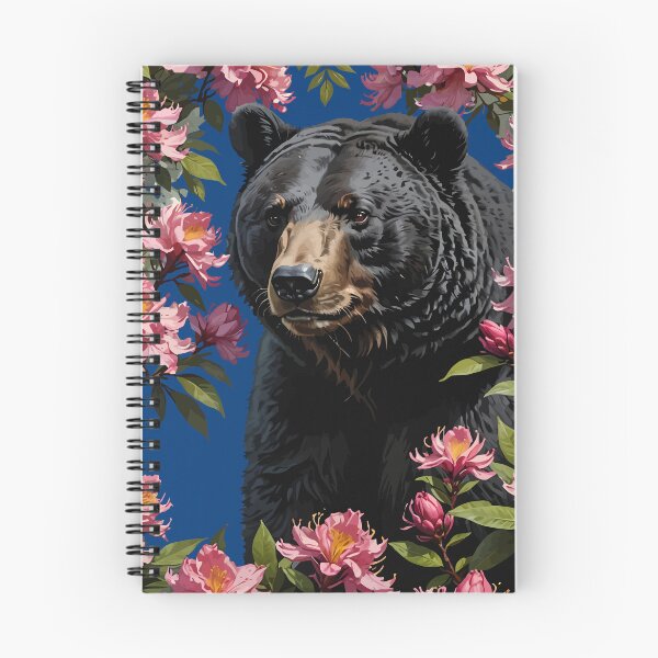 Item preview, West Virginian Bear And Pink Flowers designed and sold by taiche.
