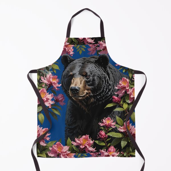 Item preview, West Virginian Bear And Pink Flowers designed and sold by taiche.